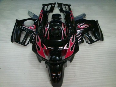 Black 1995-1998 Honda CBR600 F3 Motorcycle Fairing Kits