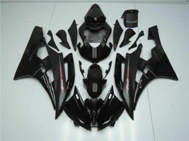 Black 2006-2007 Yamaha YZF R6 Motorcycle Fairing & Bodywork