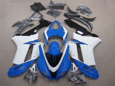 Black 2007-2008 Kawasaki ZX6R Motorcycle Fairing