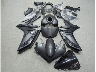 Black 2007-2008 Yamaha YZF R1 Full Motorcycle Fairing Kits