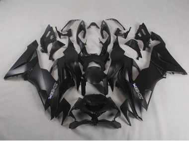 Black 2019-2023 Kawasaki ZX6R Motorcycle Fairings