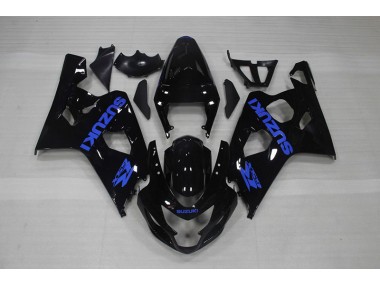 Black Blue Decal 2004-2005 Suzuki GSXR 750 Motorcycle Fairings