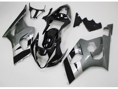 Black Grey 2003-2004 Suzuki GSXR 1000 Motorcycle Fairings