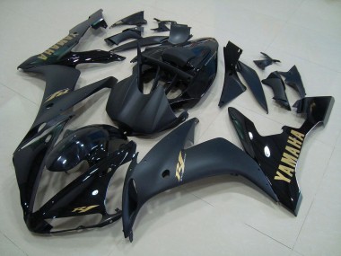 Black Matte Gold 2004-2006 Yamaha YZF R1 Motorcycle Fairings