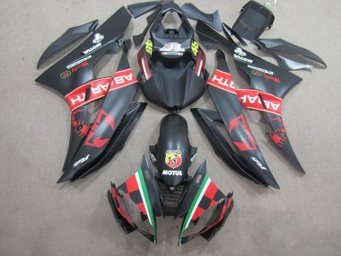 Black Motul 46 2006-2007 Yamaha YZF R6 Motorcycle Fairings