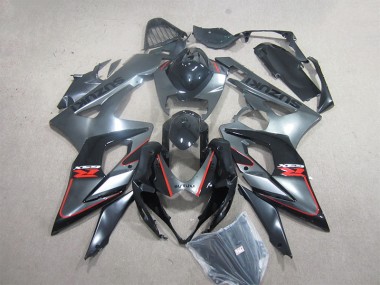 Black Red 2005-2006 Suzuki GSXR 1000 Motorcycle Fairing