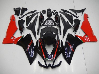 Black Red 2009-2015 Aprilia RSV4 Motorcycle Fairings