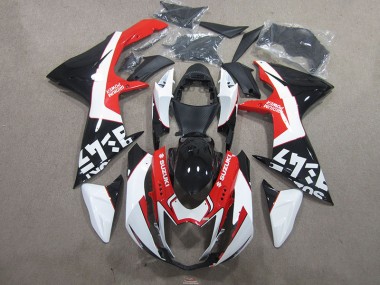 Black Red 2011-2021 Suzuki GSXR 750 Motorcycle Fairings