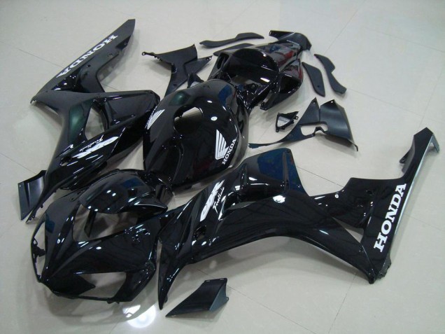 Black Silver Decals 2006-2007 Honda CBR1000RR Motorcycle Fairings