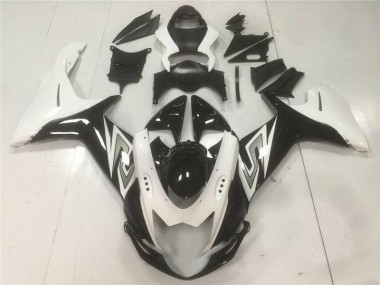 Black White 2011-2021 Suzuki GSXR 600/750 Motorcycle Bodywork