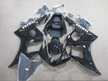 Black White Decal 2003-2005 Yamaha YZF R6 Motorcycle Fairings