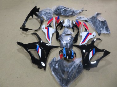 Black White Red Blue 2019-2021 BMW S1000RR Motorcycle Fairing