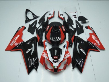 Black and Red 2006-2011 Aprilia RS125 Motorcycle Fairings