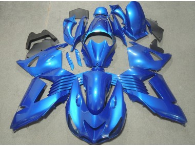 Blue 2006-2011 Kawasaki ZX14R ZZR1400 Motorcycle Fairings