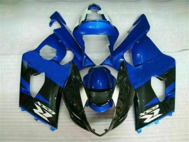 Blue Black 2003-2004 Suzuki GSXR 1000 Motorcycle Fairings