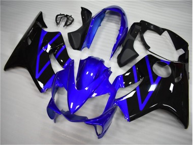 Blue Black 2004-2007 Honda CBR600 F4i Motorcycle Fairings