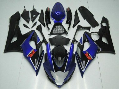 Blue Black 2005-2006 Suzuki GSXR 1000 Motorcycle Fairing