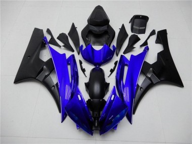 Blue Black 2006-2007 Yamaha YZF R6 Motorcycle Fairing & Bodywork