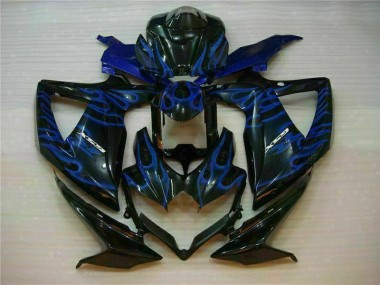 Blue Black 2008-2010 Suzuki GSXR 600/750 Motorcycle Fairing