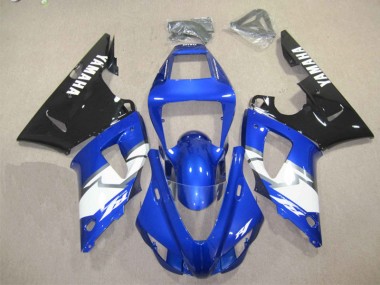 Blue Black White Decal 1998-1999 Yamaha YZF R1 Motorcycle Fairings