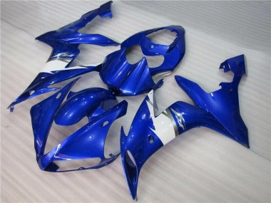 Blue White 2004-2006 Yamaha YZF R1 Motorcycle Fairings