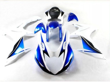 Blue White 2011-2021 Suzuki GSXR 600/750 Full Motorcycle Fairing Kits