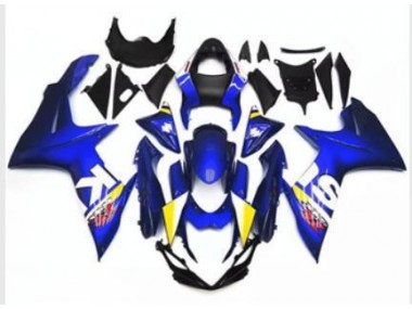 Blue White 2011-2021 Suzuki GSXR 600/750 Motorcycle Fairings