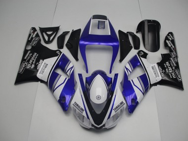 Blue White Black 1998-1999 Yamaha YZF R1 Motorcycle Fairings