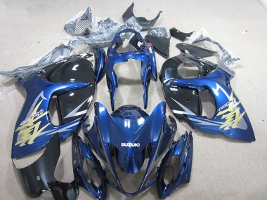 Blue White Gold Decal 2008-2019 Suzuki GSXR 1300 Hayabusa Motorcycle Fairings