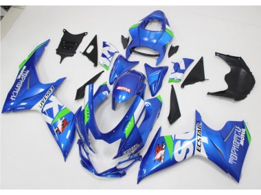 Blue White Green 2011-2021 Suzuki GSXR 600/750 Motorcycle Fairings