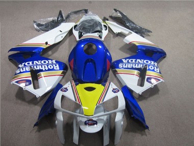 Blue White Rothmans 2005-2006 Honda CBR600RR Motorcycle Fairings