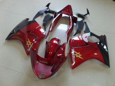 Candy Red Black OEM Style 1996-2007 Honda CBR1100XX Motorcycle Fairings