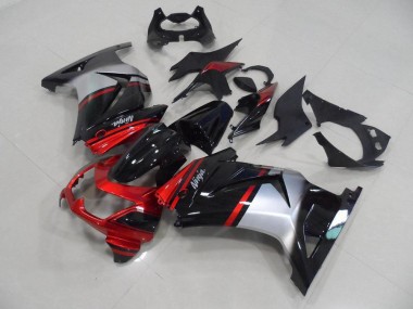 Candy Red Black Silver 2008-2012 Kawasaki ZX250R Motorcycle Fairings