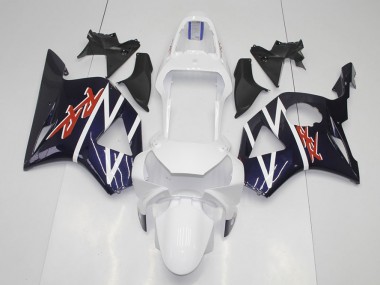 Dark Blue White 2002-2003 Honda CBR900RR 954 Motorcycle Fairings