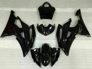 Glossy Black 2008-2016 Yamaha YZF R6 Motorcycle Fairings