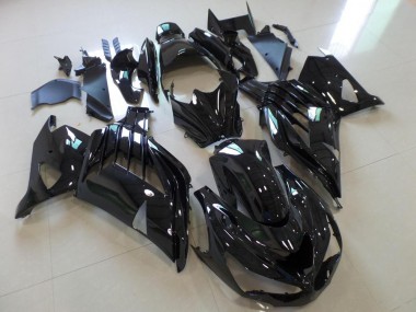 Glossy Black 2012-2021 Kawasaki ZX14R ZZR1400 Motorcycle Fairings