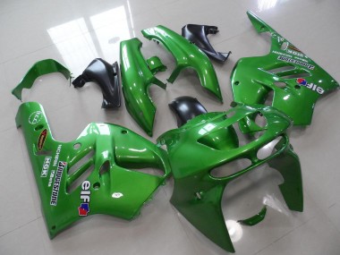 Green 1994-1997 Kawasaki ZX9R Motorcycle Fairings