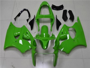 Green 2000-2002 Kawasaki ZX6R Motorcycle Fairing