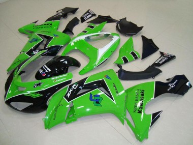 Green 2006-2007 Kawasaki ZX10R Motorcycle Fairings