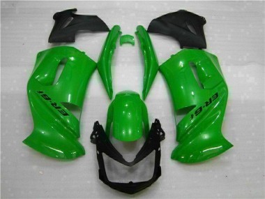 Green 2006-2008 Kawasaki EX650 Motorcycle Fairings