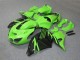 Green Black 2006-2011 Kawasaki ZX14R ZZR1400 Motorcycle Fairings