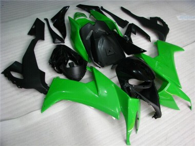 Green Black 2008-2010 Kawasaki ZX10R Motorcycle Fairings