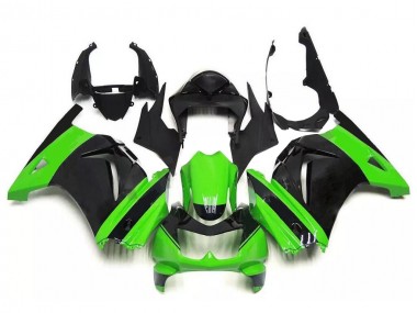 Green Black 2008-2012 Kawasaki EX250 Motorcycle Fairing