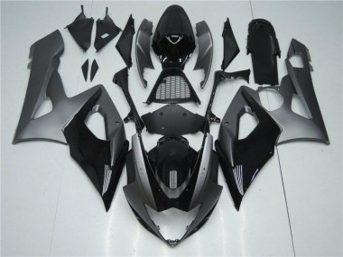 Grey Black 2005-2006 Suzuki GSXR 1000 Motorcycle Fairings