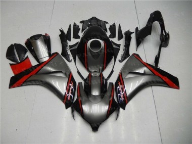 Grey Red Black 2008-2011 Honda CBR1000RR Motorcycle Fairings