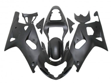 Matte Black 2001-2003 Suzuki GSXR 600/750 Motorcycle Fairings