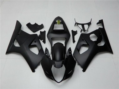 Matte Black 2003-2004 Suzuki GSXR 1000 Motorcycle Bodywork