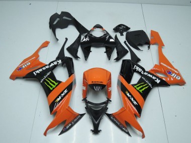 Orange Monster 2008-2010 Kawasaki ZX10R Motorcycle Fairings