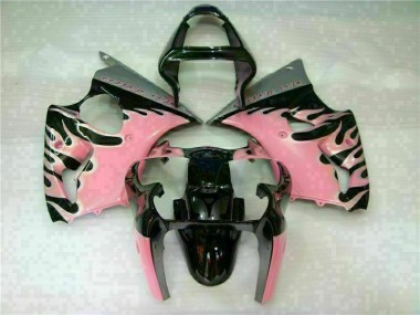 Pink 2000-2002 Kawasaki ZX6R Motorcycle Fairings