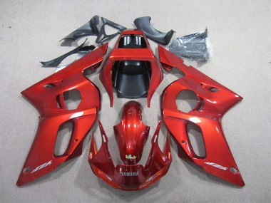 Red 1998-2002 Yamaha YZF R6 Motorcycle Fairings